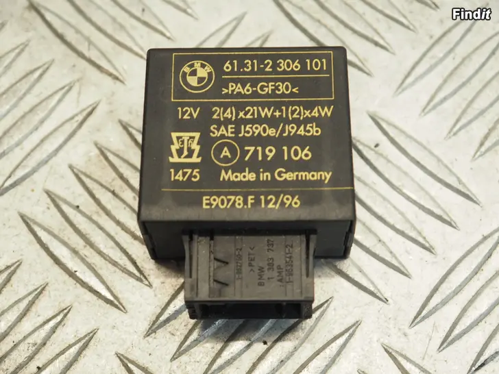 Myydään 61312306101 BMW vilkkurele Turn signal indicator relay