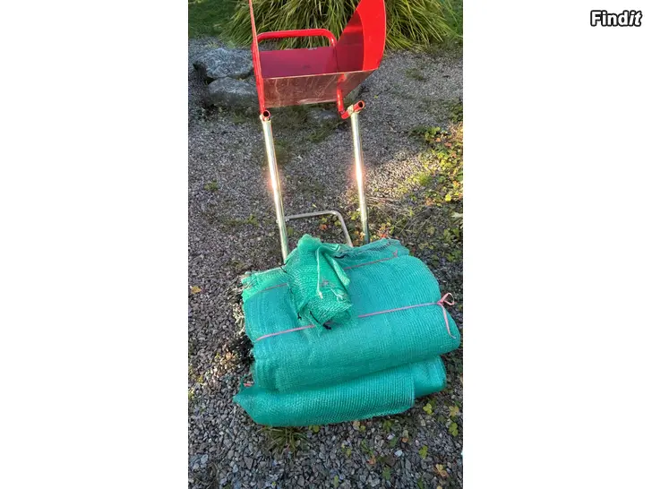 Säljes Vedpackare och påsar