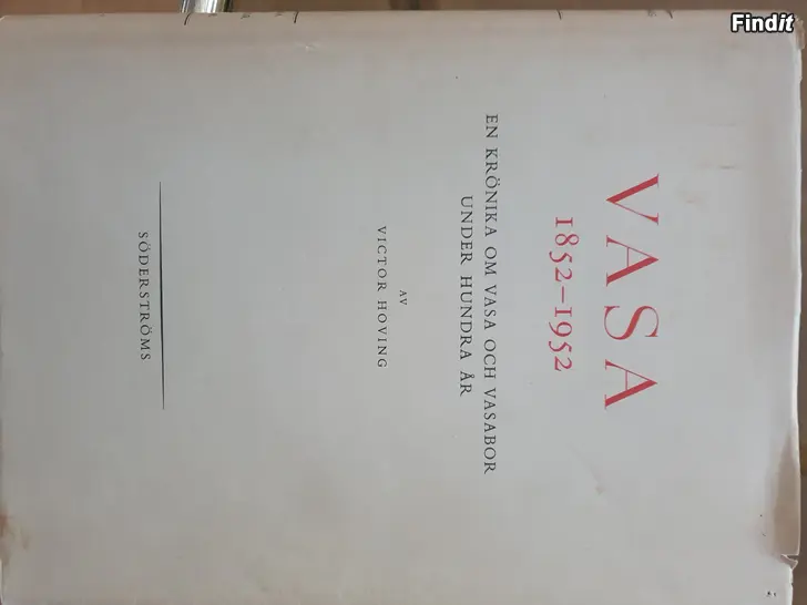 Myydään Vasa 1852-1952