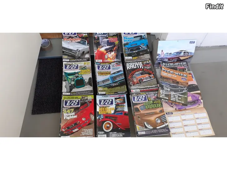 Myydään V8 Lehtiä ja Julisteita