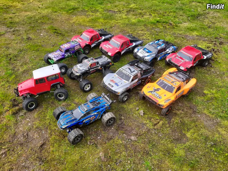 Säljes Radiostyrda bilar Traxxas, Kyosho, Tamiya