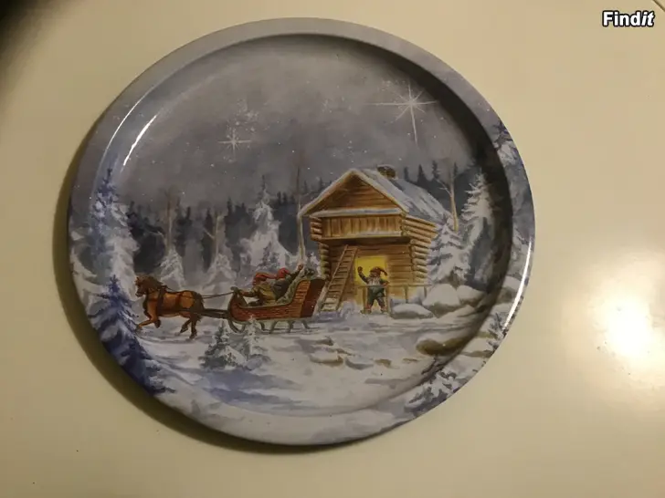 Säljes Julen nästa - 3 st brickor