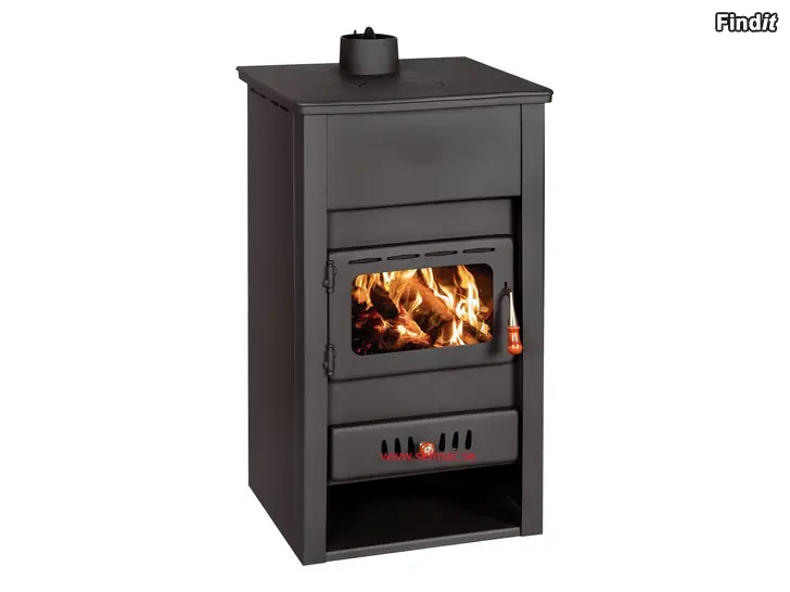 Säljes vattenmantlad vedkamin värmer dina radiatorer och dusch vattnet   puukattila 80kW