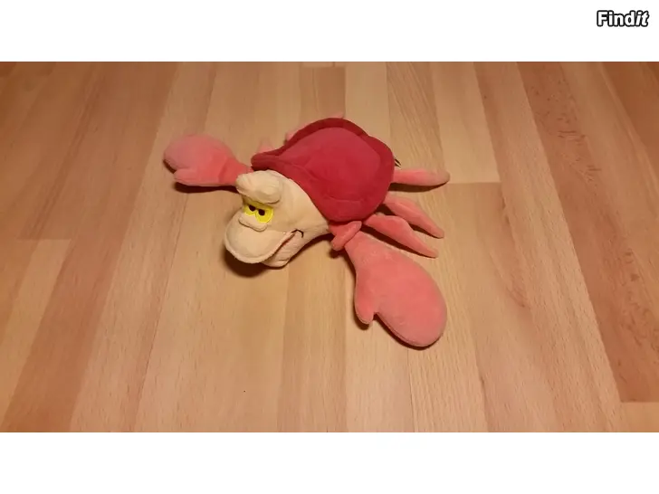 Myydään Disney pehmolelu Sebastian rapu 5e