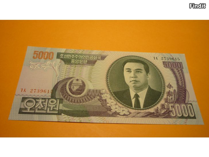 Säljes Nord-Korea 5000 Won 2006