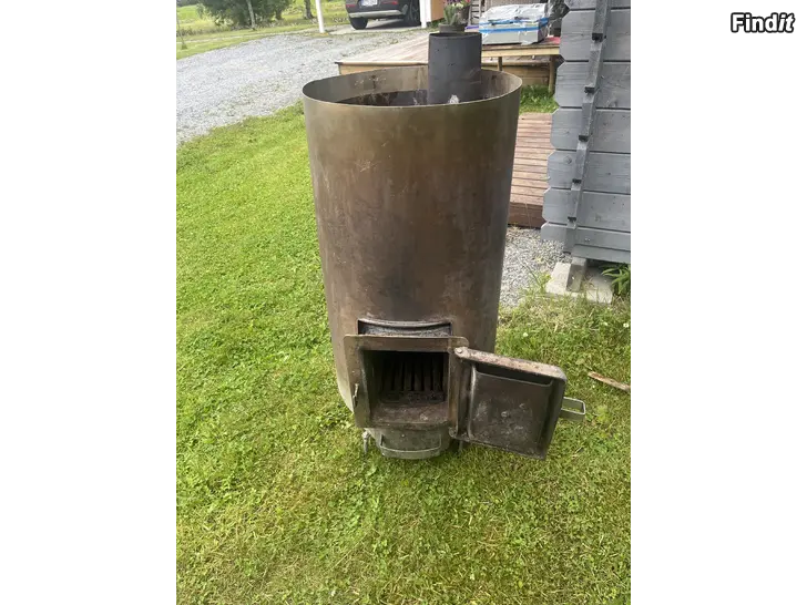 Säljes Rostfri bastukamin