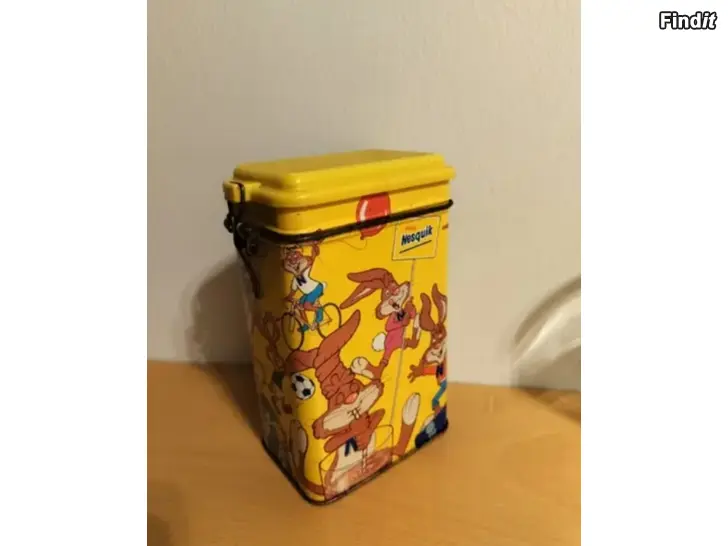 Myydään Peltinen purkki nesguik