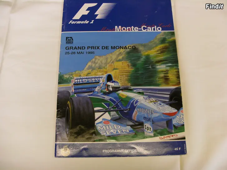 Säljes F1 Programblad MONACOS GP