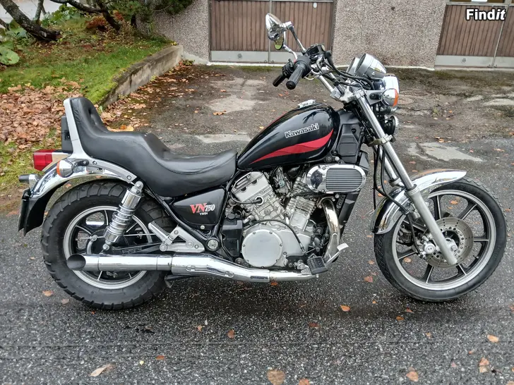 Myydään MUSEOREKISTERISSÄ oleva Custom KAWASAKI VN 750 Twin VAIHTO mahd. MÖNKIJÄÄN