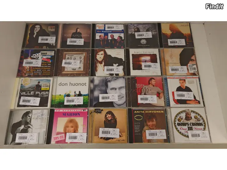 Säljes CD skivor, Finskspråkigt musik, pop rock