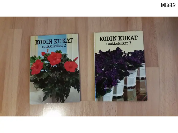 Säljes Kodin kukat Ruukkukukat osa 2 ja 3 -kirja WSOY 5e