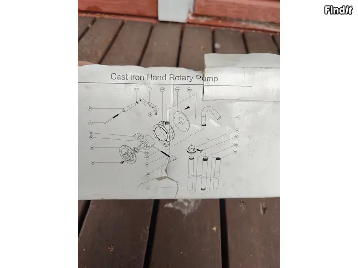 Myydään Tynnyripumppu