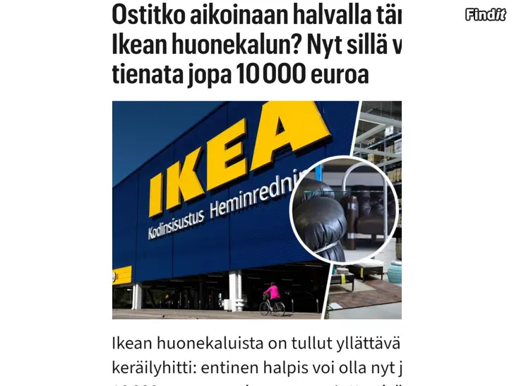 Myydään Vintage Ikea pöytä