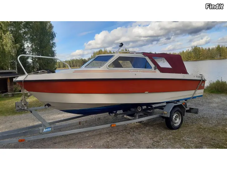 Myydään Käytetty Flipper 570 1979 + Mercury F60 CT 2002