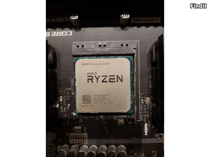 Myydään AMD Ryzen 5 2600 - B450 TOMAHAWK - VENGEANCE LPX 16GB 2 x 8GB DDR4 DRAM 3000MHz C15