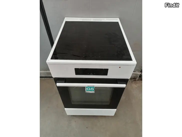 Säljes Gorenje GEIT5D61WPG keramisk induktionsspis, 50cm