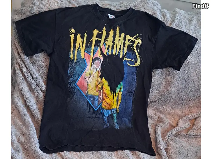 Säljes In Flames T-skjorta i utmärkt skick till skapligt pris