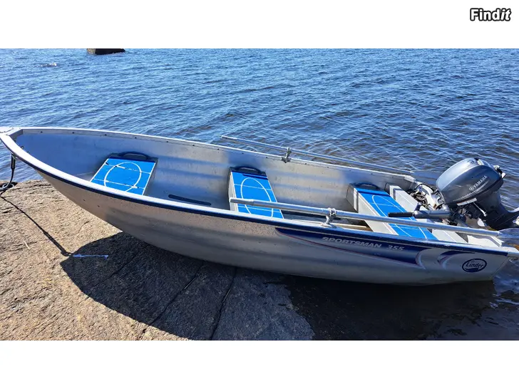 Myydään Linder Sportsman 355 alumiinivene ja Yamaha 9,9
