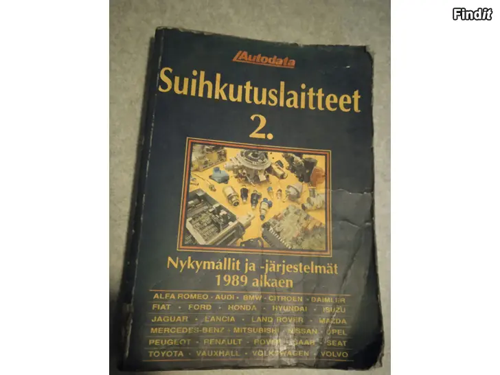 Myydään Korjaus data kirja