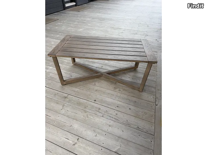 Säljes Stabilt utebord i metall