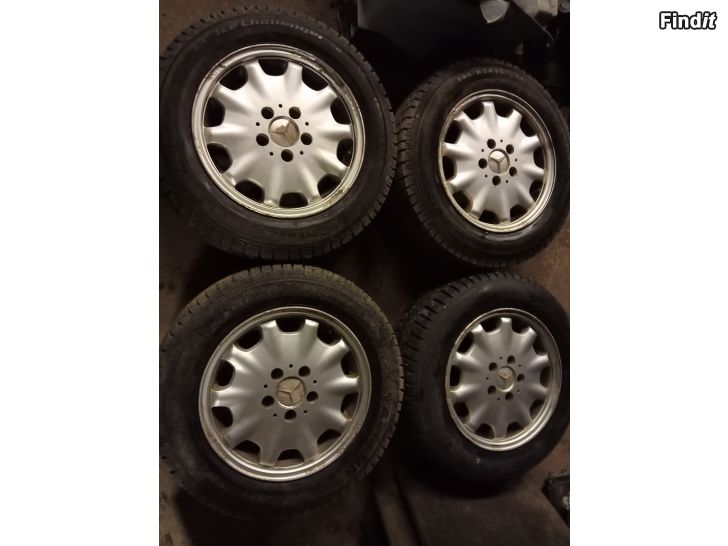 Myydään MB alut 5-112 nastarenkaat 195/65R15 95T