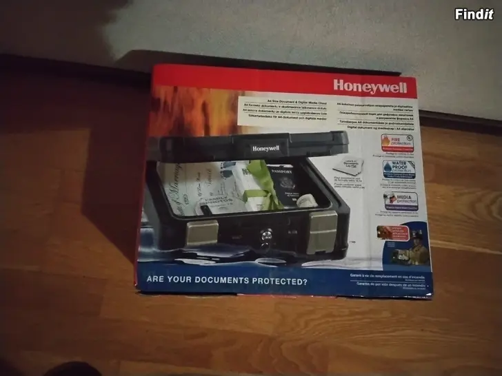 Säljes Paloturvalipas Honeywell 1103