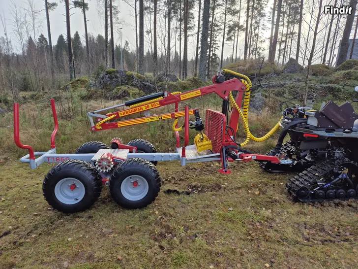 Säljes Kranman T1850E 4WD Comfort Stockvagn