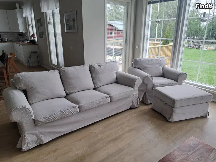 Säljes IKEA Ektorpsoffor och fotöljer