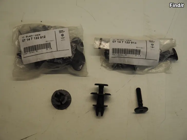 Myydään BMW 07-18 sivuhelman kiinnike 07147122912 ja 07147122913