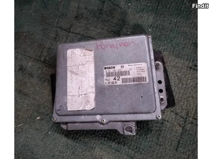 Myydään Ecu ohjaus boksi ruisku