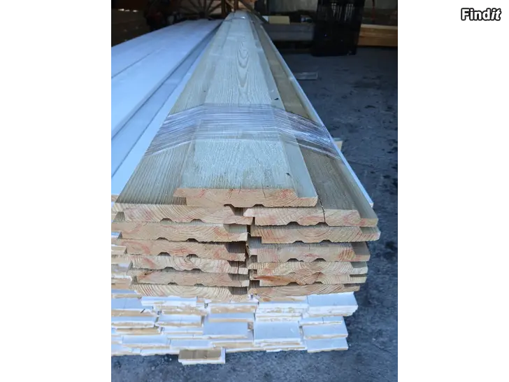 Myydään POISTOERÄ Ulkoverhouspaneeli 23x145 UYV puuvalmis talouslaatu  60m  7,98m²