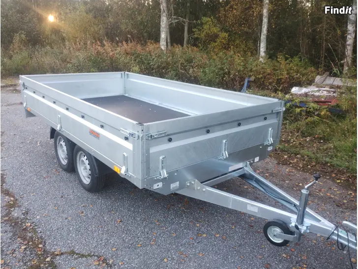 Myydään Neptun GN233 N7-320 bilsläp, släpvagn 750kg