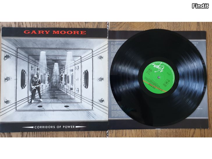 Säljes Gary Moore, Corridors of power. Vinyl LP