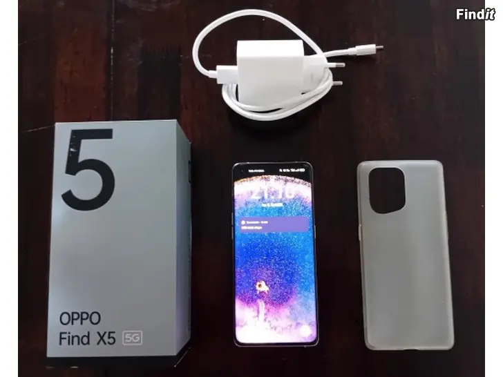 Myydään OPPO Find X5 5G 8/256GB Valkoinen