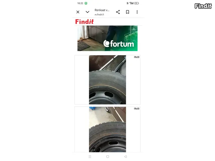 Säljes Hyvät talvirenkaat