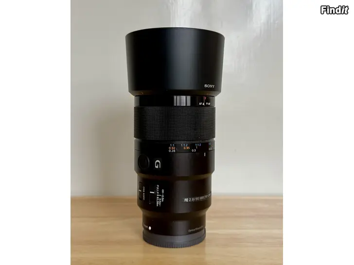 Säljes Sony FE 90mm f/2.8 Macro G OSS objektiv