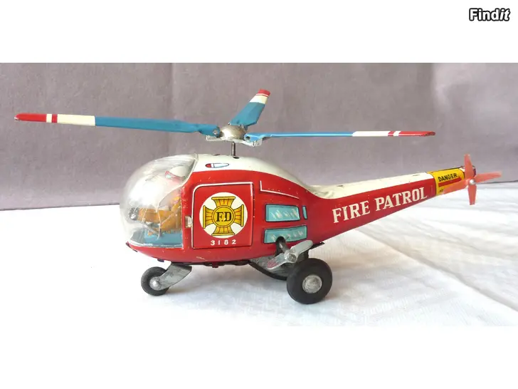 Myydään Japanilainen peltinen helikopteri 1960-luvulta