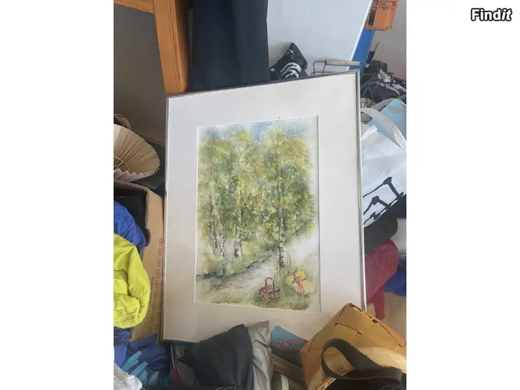 Myydään TAULUJA ESIMERKIKSI IMAN NYKÅRD V 99 JA PALJON MUITA