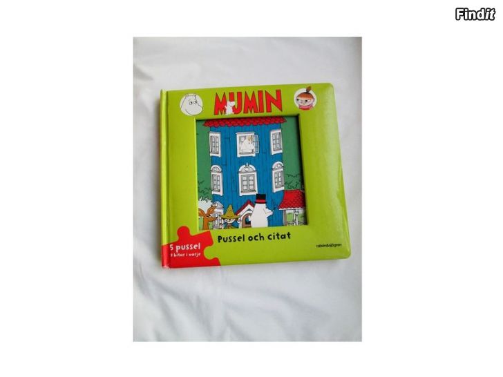 Säljes Stor bok Mumin Pussel Och Citat