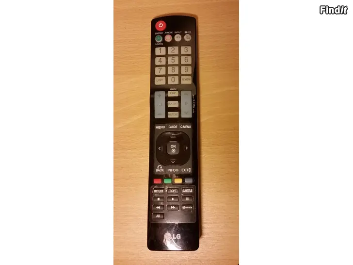Myydään LG TV kaukosäädin alkuperäinen original 9e