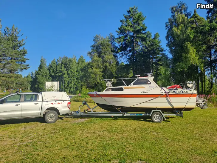Myydään Finnsport 650 AC + Yamaha 100hp