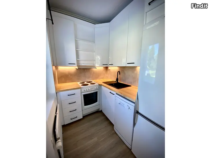 Uthyres Nyrenoverad 46 m2 tvårummare på Brändö i Vasa uthyres