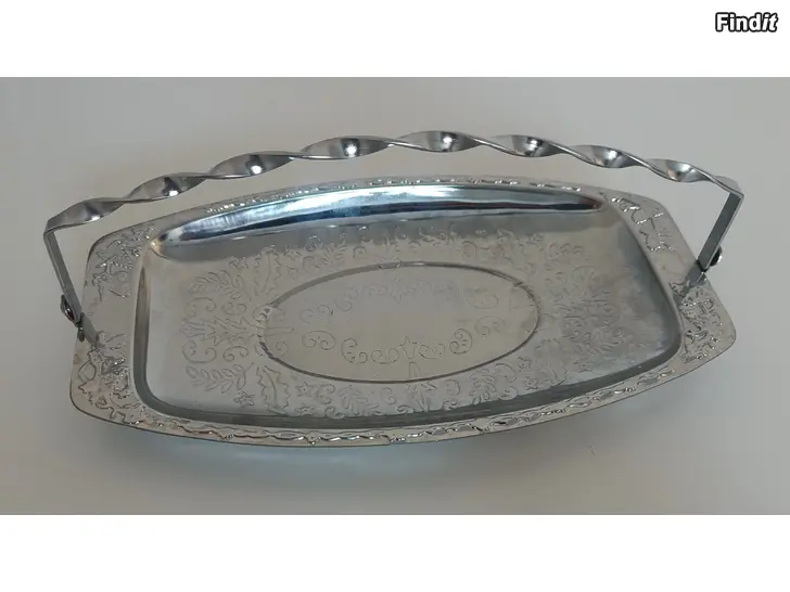 Myydään Metallinen keksitarjotin