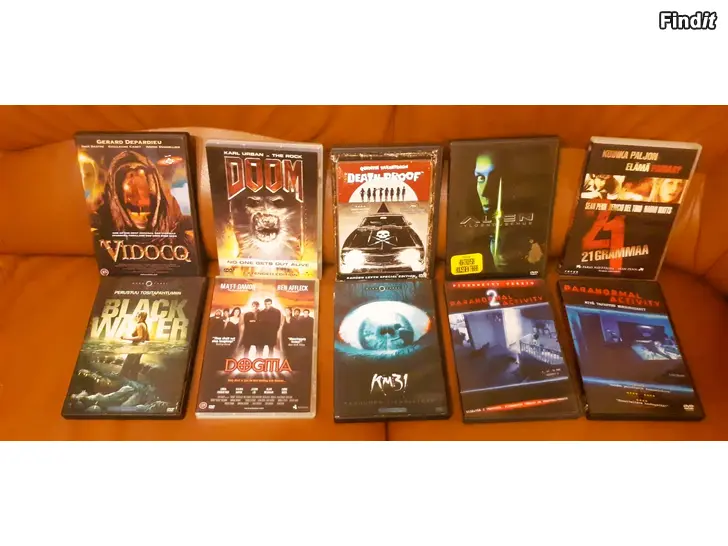 Myydään Dvd-Elokuvia Kauhu