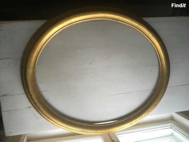 Säljes Oval tagel/spegelram