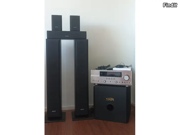 Säljes Komplett 5.1 hemmabiosystem  Yamaha RX-V663, Sony och OR subwoofer