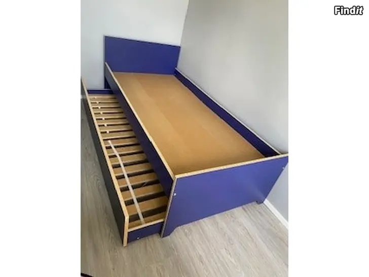 Myydään Ikea säng 90 cm bred med förvaringslåda
