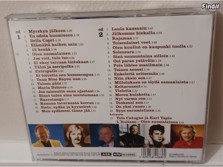 Säljes Kari Tapio 2CD Kaikkien aikojen parhaat ISBN 4029758428825