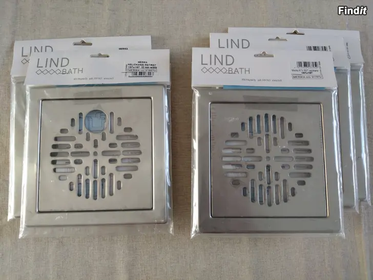 Myydään Lock till golvbrunnar/lattiakaivon kansia