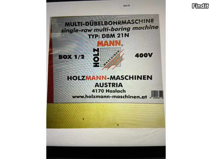 Myydään Itävaltalainen Holzmann 21 teräinen automaatti pora